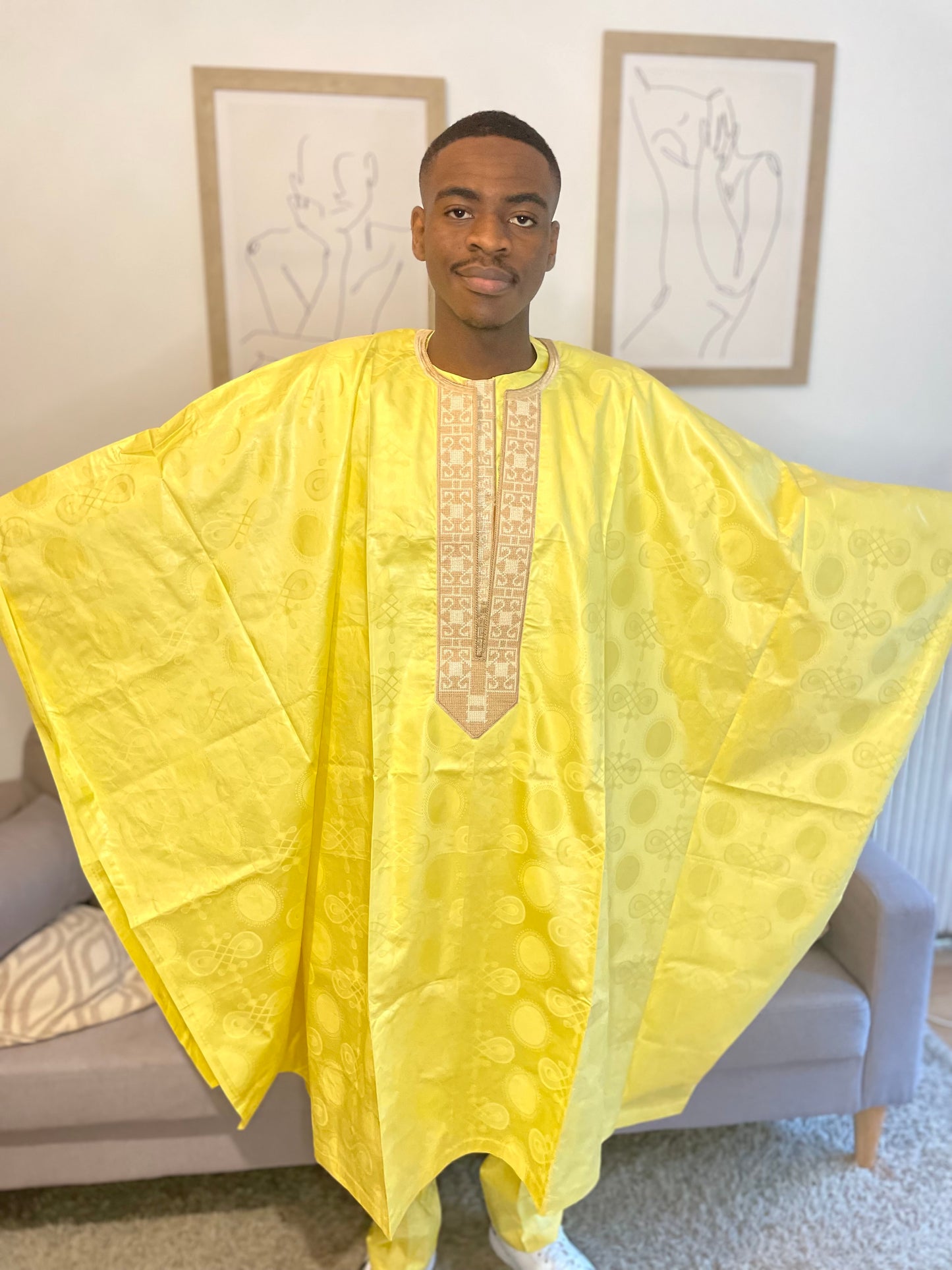 Grand boubou Bazin