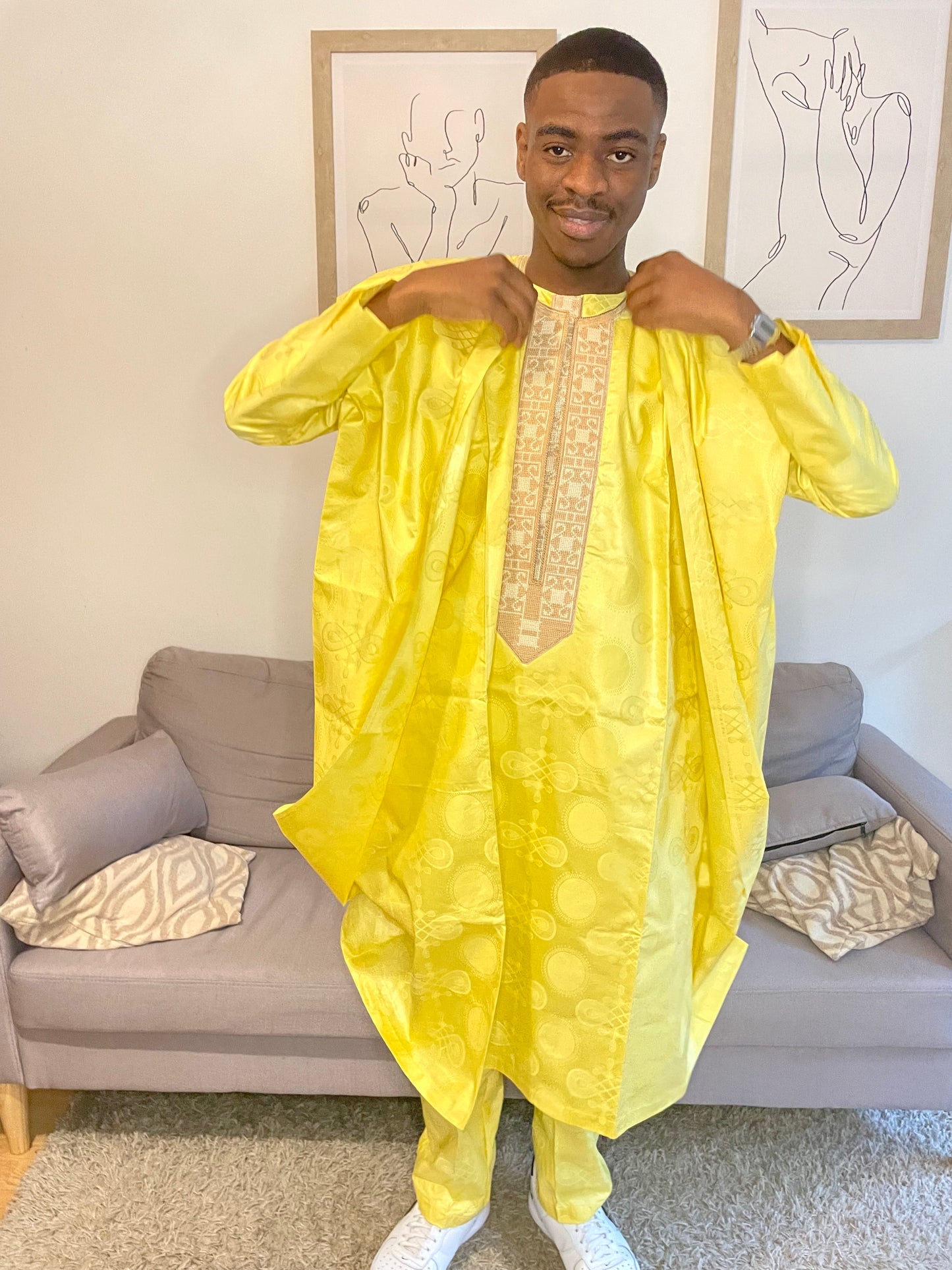 Grand boubou Bazin